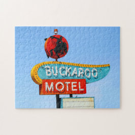 Puzzle Rótulo del motel del Buckaroo, ruta 66, Tucumcari,