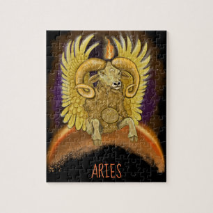 Puzzle Rótulo del zodiaco del aries