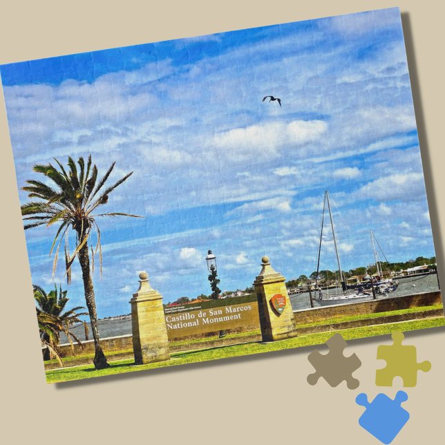 Puzzle Rótulo San Agustín Florida Castillo de San Marcos (Subido por el creador)