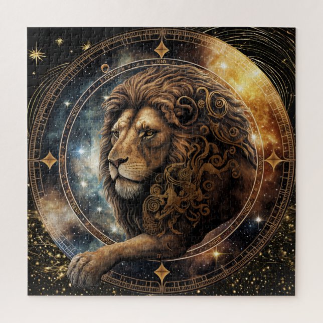 Puzzle Rótulo Zodiaco Leo Puzzle, 20 "x20" 676 pcs. (Vertical)