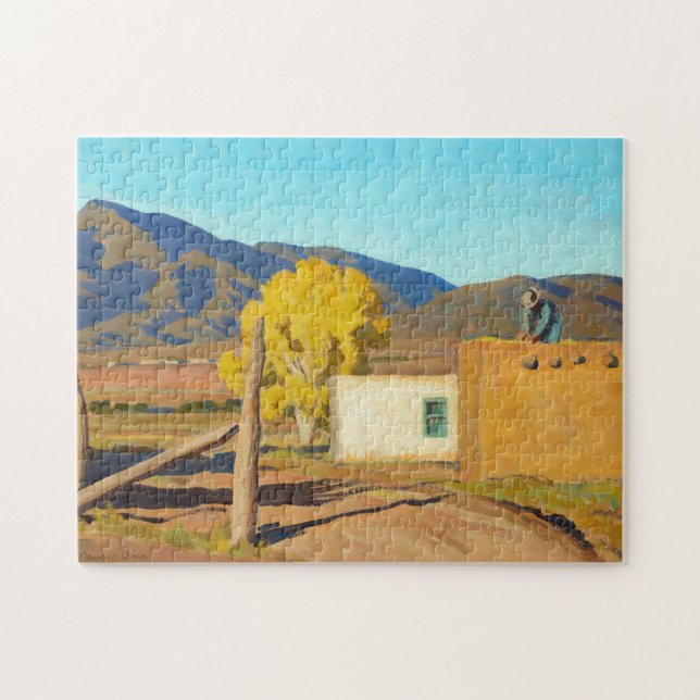 Puzzle Rótulos de otoño de 1931 por Maynard Dixon (Horizontal)