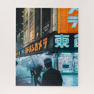 Puzzle Rótulos neones de noche en Tokio, Japón