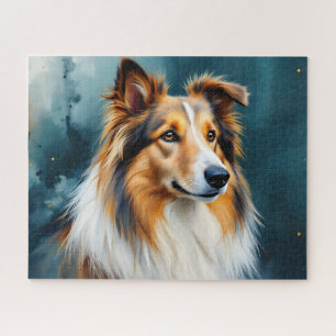 Puzzle Rough Collie Portraits