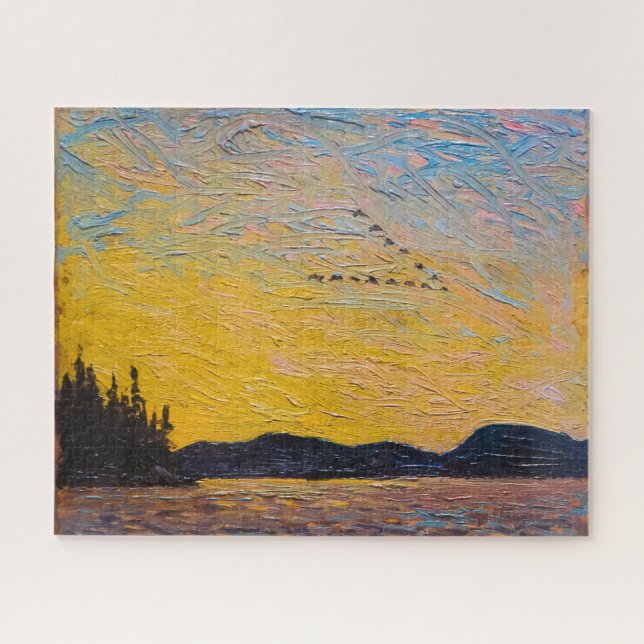 Puzzle Round Lake Mud Bay | Tom Thomson | (Horizontal)
