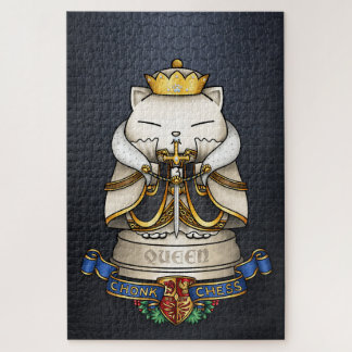 Puzzle Royal Cat Chess Queen Piece
