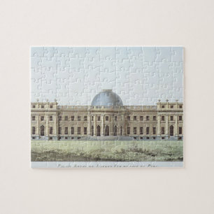 Puzzle Royal Palace en Laeken, visión desde el parque, d