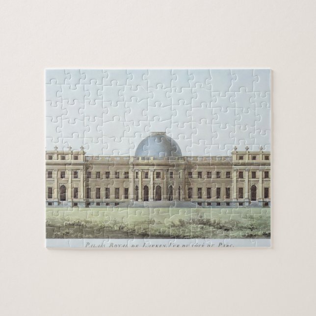 Puzzle Royal Palace en Laeken, visión desde el parque, de (Horizontal)