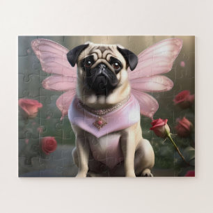 Puzzle Royal Pug: El hada princesa de los reinos encantad