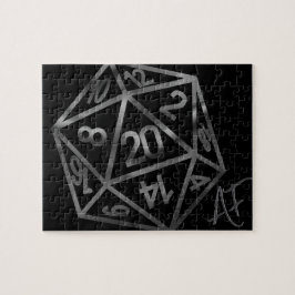 Puzzle RPG Crit AF | Fantasía Tabletop Retro Gamer Dice