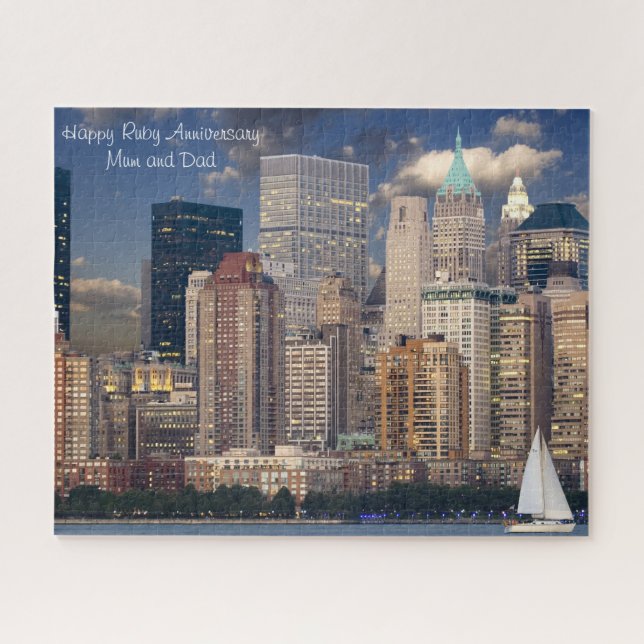 Puzzle Ruby Anniversary. (Horizontal)