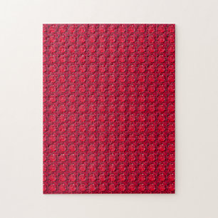 Puzzle Ruby Gemstone Art, rojo