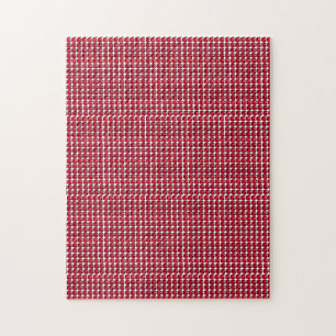 Puzzle Ruby Gemstone Art, rojo