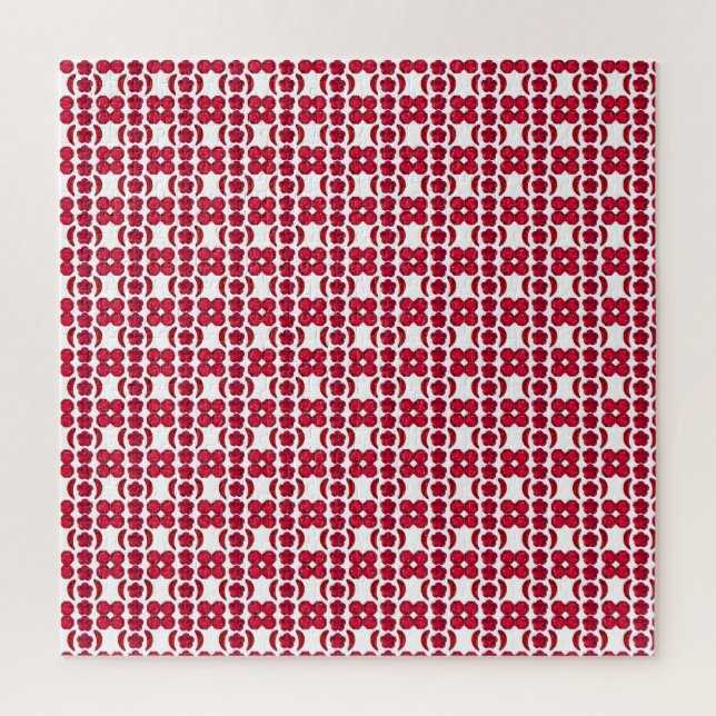 Puzzle Ruby Gemstone Art, rojo (Vertical)