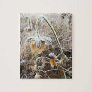 Puzzle Rudbeckia Tocada Por La Naturaleza Recubierta En E