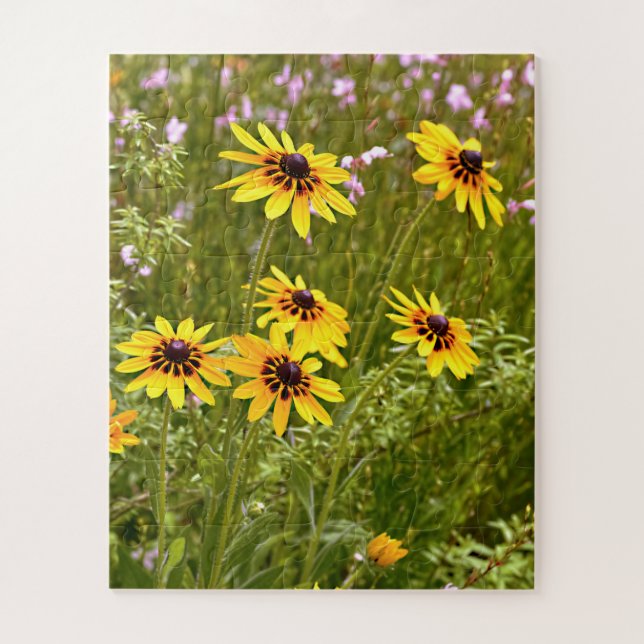 Puzzle Rudbeckias amarillas (Vertical)