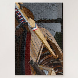 Puzzle rudder fishing boat