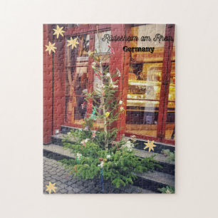 Puzzle Rüdesheim am Rhein, Alemania - Árbol de Navidad