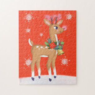 Puzzle Rudolph El Reno Rojo