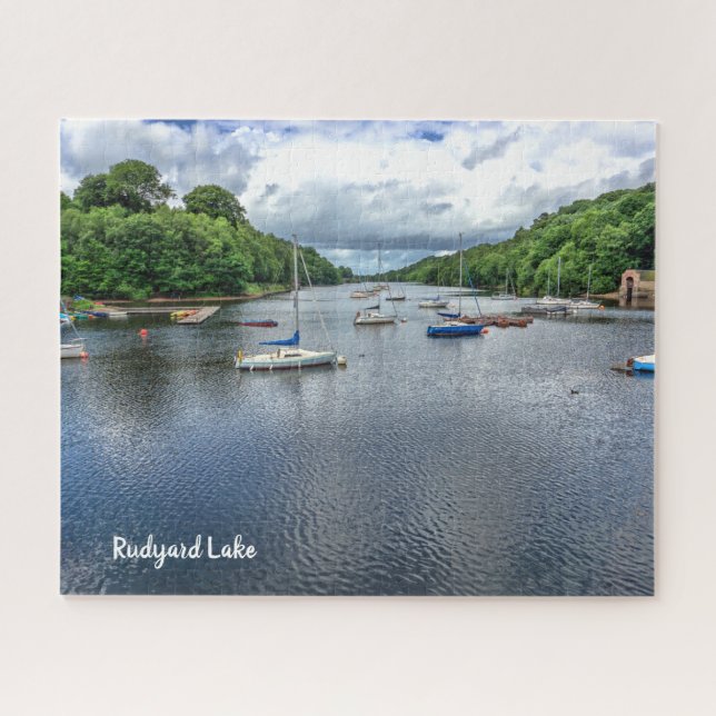 Puzzle Rudyard Lake Staffordshire UK Scenic View (Horizontal)
