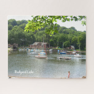 Puzzle Rudyard Lake Staffordshire UK Scenic View Jigsaw