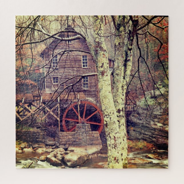 Puzzle Rueda de agua  (Vertical)