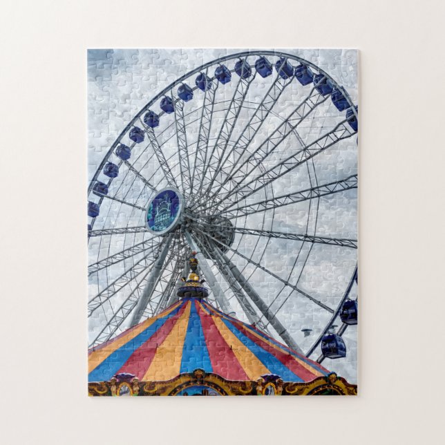 Puzzle Rueda de la Fortuna de Navy Pier (Vertical)