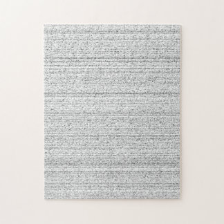 Puzzle Ruido blanco. Grano blanco y negro Nevado