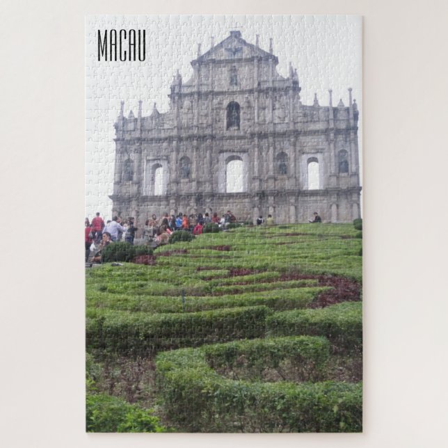 Puzzle ruinas de la catedral de macao (Vertical)