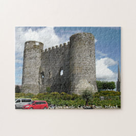 Puzzle Ruinas del castillo de Carlow, pueblo de Carlow, I
