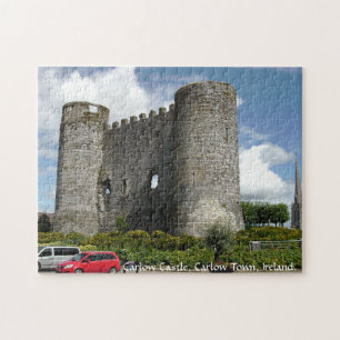 Puzzle Ruinas del castillo de Carlow, pueblo de Carlow, I