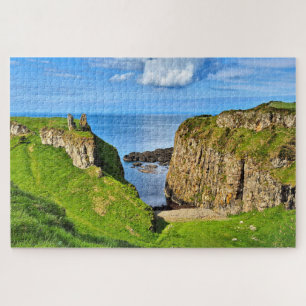 Puzzle Ruinas del Castillo de Dunseverick, Antrim, Irland