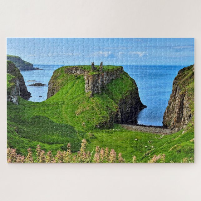 Puzzle Ruinas del Castillo de Dunseverick, Irlanda del No (Horizontal)