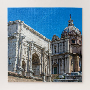 Puzzle Ruinas del Foro Romano en Roma, Italia