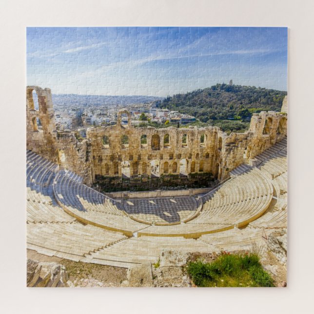 Puzzle ruinas del teatro antiguo de Herodion Atticus (Horizontal)