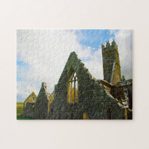 Puzzle Ruinas Históricas de la Abadía Galway Irlanda.