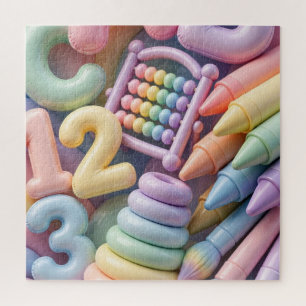 Puzzle Ruptura de aprendizaje pastel ABC - Educativa 3D i