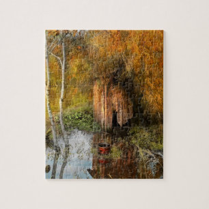 Puzzle Rural - Letrina - Peligro de agua 1938