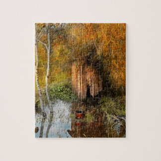 Puzzle Rural - Letrina - Peligro de agua 1938