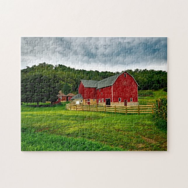 Puzzle Rural Photography USA Countryside Pretty Landscape (Horizontal)