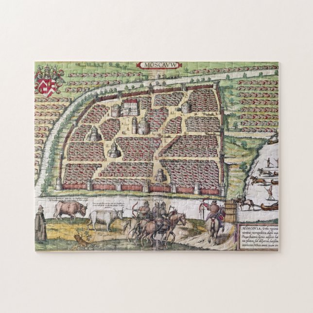 PUZZLE RUSIA: MOSCÚ, 1591 (Horizontal)