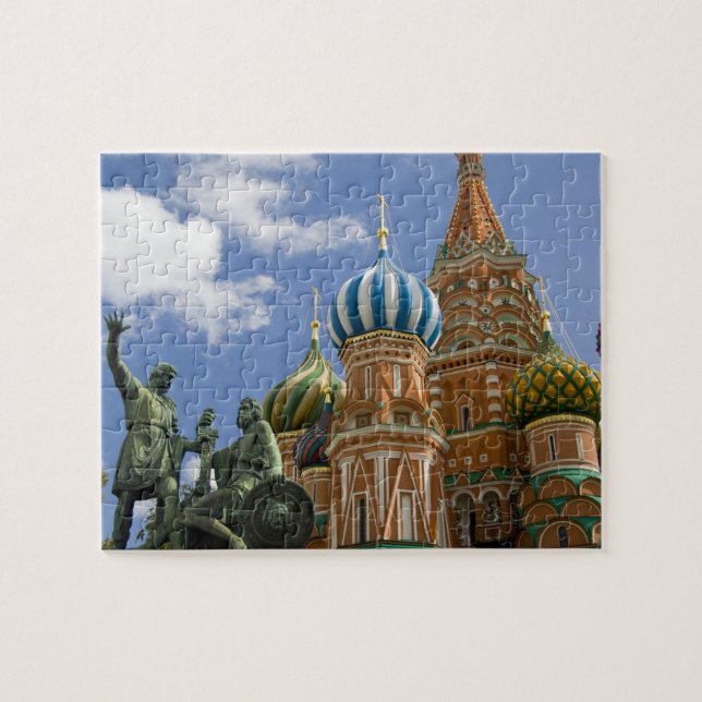 Puzzle Rusia, Moscú, Plaza Roja. St. Basil 3 (Horizontal)