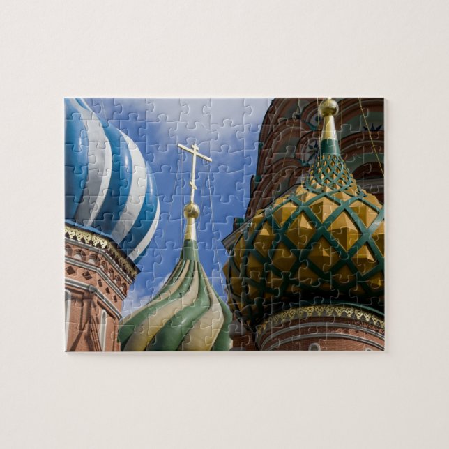 Puzzle Rusia, Moscú, Plaza Roja. St. Basil's (Horizontal)