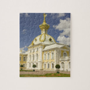 Puzzle Rusia. Petrodvorets. Palacio Peterhof. Pedro el 5