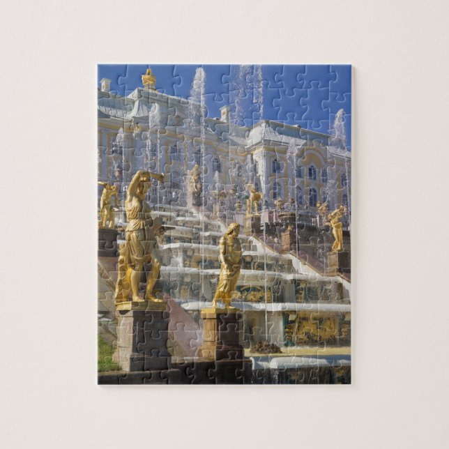 Puzzle Rusia, San Petersburgo, La Gran Cascada, (Vertical)