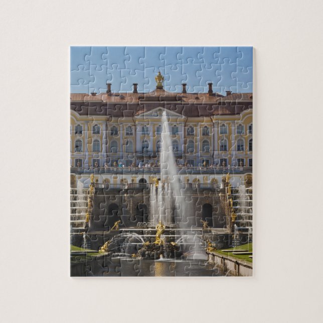 Puzzle Rusia, San Petersburgo, Peterhof, Gran Palacio (Vertical)