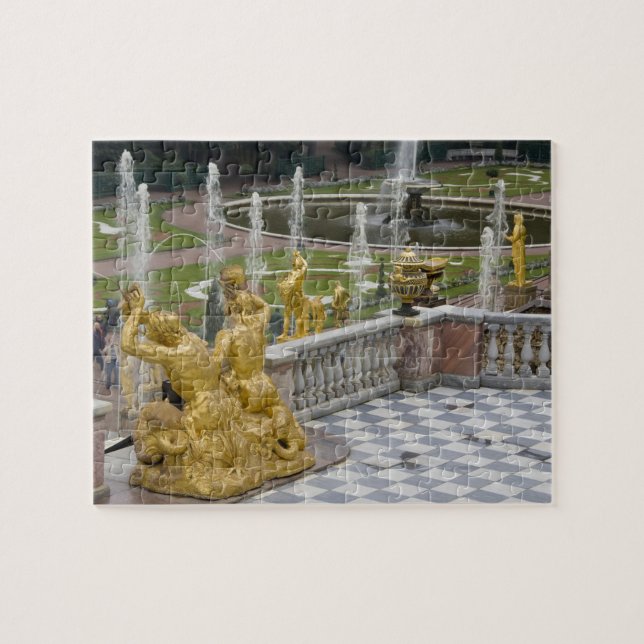 Puzzle Rusia, San Petersburgo, Peterhoff (también conocid (Horizontal)