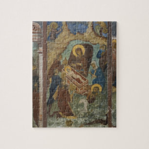 Puzzle Rusia, Yaroslavl, fresco en la Catedral de St. 2