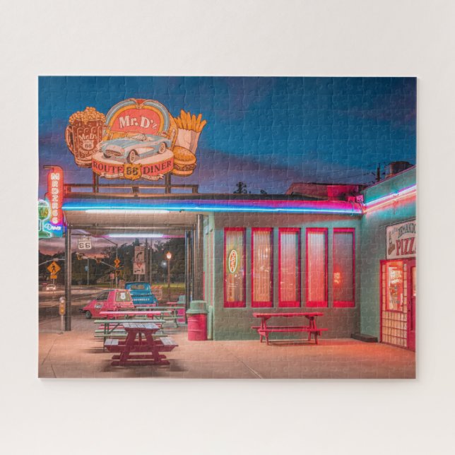Puzzle Ruta 66 Diner Kingman AZ EE.UU. (Horizontal)