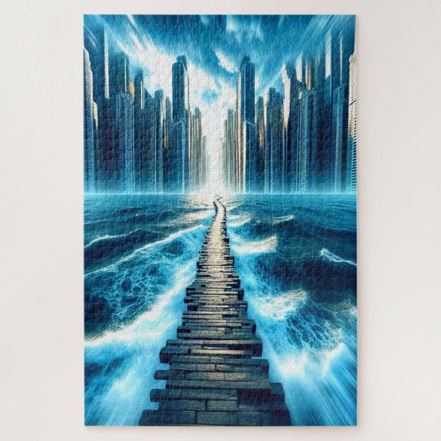 Puzzle Ruta a la ciudad (Vertical)