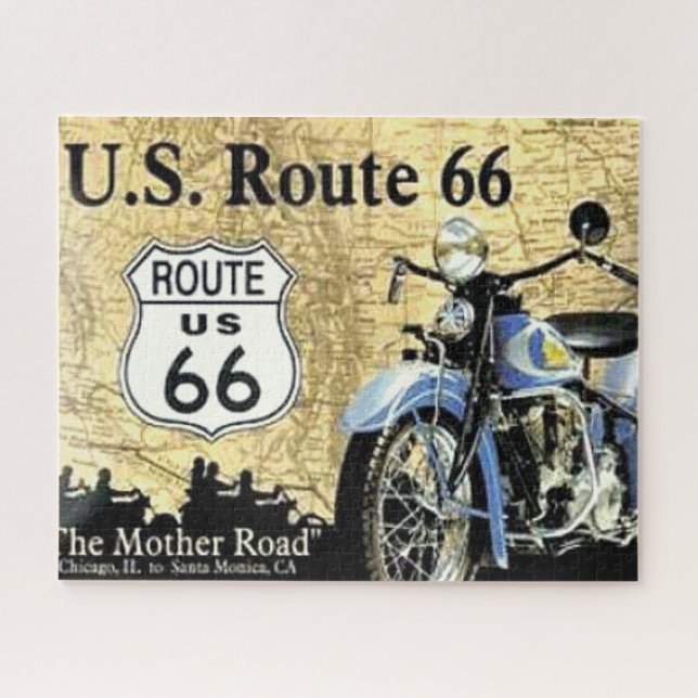 Puzzle "Ruta de Estados Unidos 60″ (Horizontal)